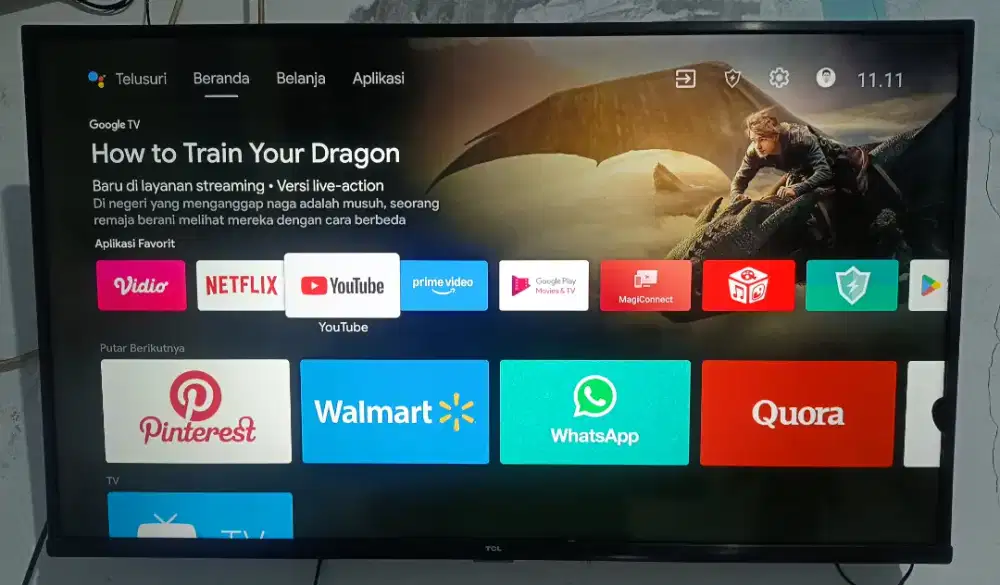 Smart TV Android TCL 43 INCH 4K