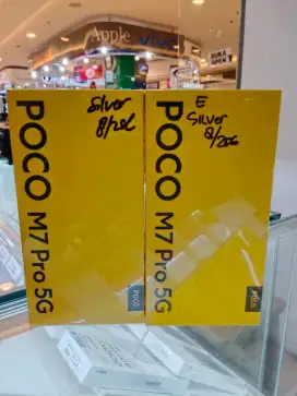 Poco m7pro 8/256 baru garansi resmi 1 tahun