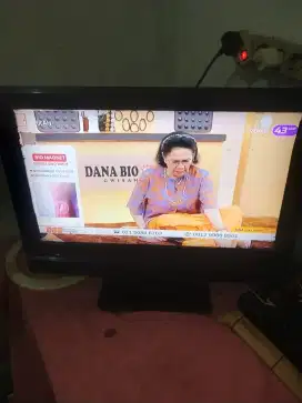 Tv lcd merk toshiba dan setopbox 24in