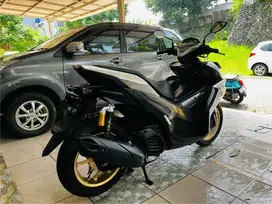 Km 1.200 Yamaha Aerox S ABS 2022 Silver Simpanan Jarang Pakai