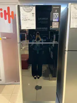 CICILAN KULKAS SHARP 2 PINTU