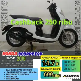 HONDA SCOOPY ESP 2019 BISA CASH DAN KREDIT
