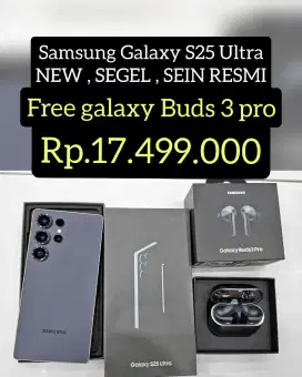 Rp.17,499
free Galaxy Buds 3 Pro ‼️
Samsung GALAXY S25 ULTRA 5G
BARU ,