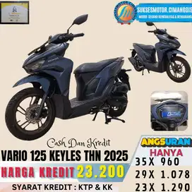 VARIO 125 KEYLES TERMURAH CASH/KREDIT PROMO UNIT LAINYA KLIK PROFIL