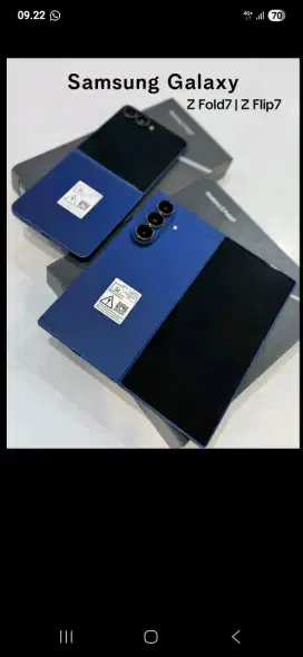 SAMSUNG ZFOLD 7 ZFLIP 7 CASHBACK HINGGA 6JT