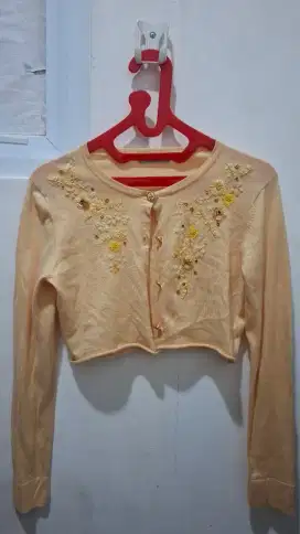 CARDIGAN CROP TOP
