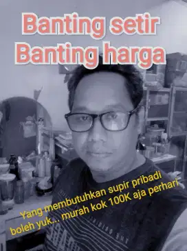 Sedang mencari pekerjaan sebagai driver pribadi/perusahaan