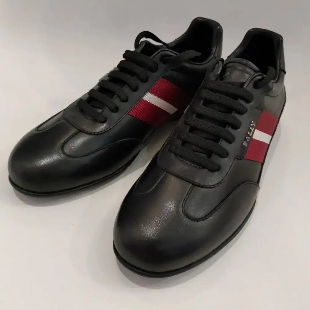 Bally Haldin Low Top Pria Leather Sneakers Sepatu Size 41
