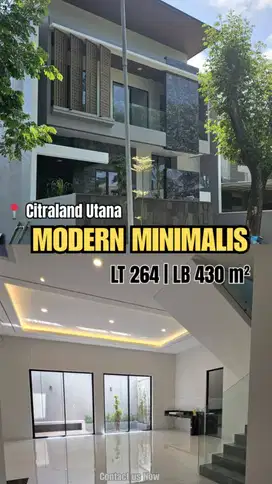 DIJUAL RUMAH NEW MODERN SUPER CIAMIK CITRALAND! DEKAT RADIAL ROAD!