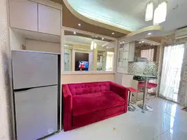 SEWA APARTEMEN TOWER FLAMBOYAN BASSURA CITY 2BR FURNISHED MURAH