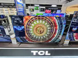 Promo spesial TCL 4k Google Tv 65 inch bunga 0%