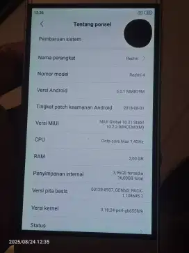 Xiomi redmi 4 ,Siap pakai