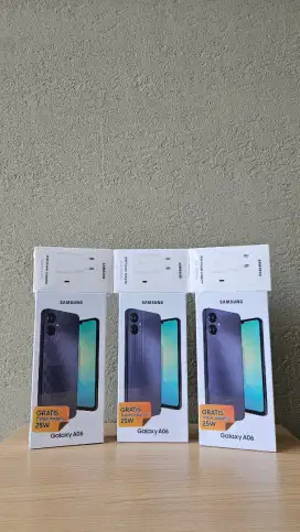 Samsung A06 128GB (NEW SEGEL RESMI) COD FREE ONGKIR Kredit Tanpa DP