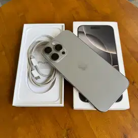 iPhone 16 Pro Max 256GB Natural Dual Sim Garansi Apple inter 11 Bulan
