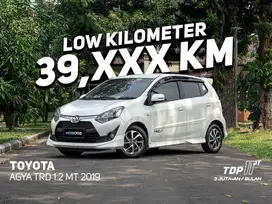 TDP 11 JUTA FREE GARANSI MESIN AGYA TRD MT 2019 PUTIH MANUAL MOBCARS