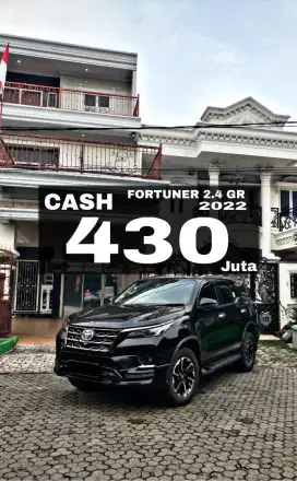 CASH RP 430 JUTA FORTUNER GR 2022 MDL 23 MATIC HITAM TERMURAH !