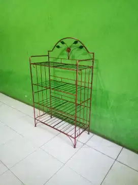 Rak sandal sepatu besi