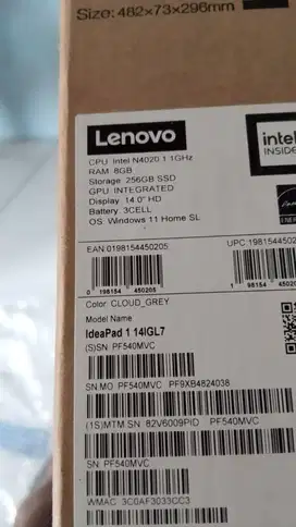 Laptop Lenovo N4020