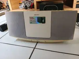 Sony speaker idock pod,CD,aux,radio.hidup normal