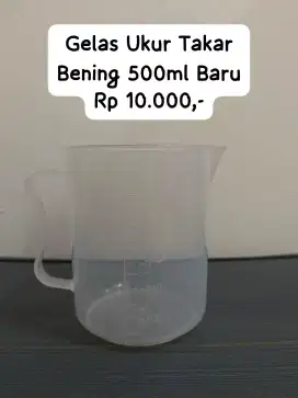 Gelas Ukur Takar Bening 500 Ml