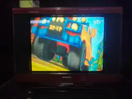 Tv tabung 21 in, merk Sharp