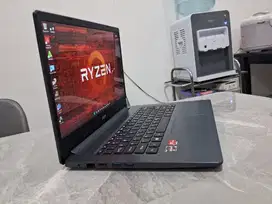 ACER Ryzen 256GB 8GB FullHD Win ORI Batre Kuat Laptop Gaming Desain