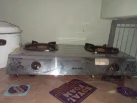 Di jual kompor 2 tungku merk Miyako free selang & regulator yg lock