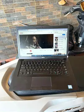 Laptop dell 7480 core i5 ram 8gb SSD 256gb murah nominus ringan