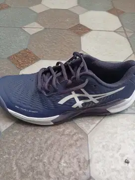 Sepatu tenis / padel asics gel - challenger mako blue / white original
