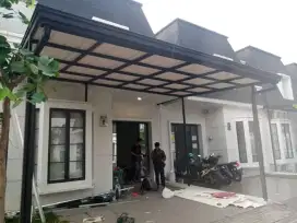 Kanopi besi hollow galvanis dan baja ringan