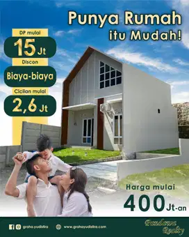 Rumah murah dp 15 Juta saja