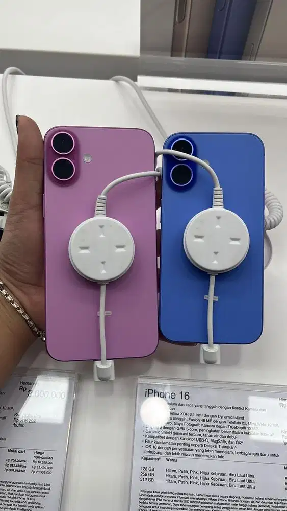 PROMO CICILAN IPHONE 16 128GB GARANSI IBOX SYARAT CUKUP KTP BUNGA 0%