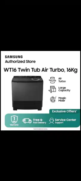 MESIN CUCI DUA TABUNG SAMSUNG
