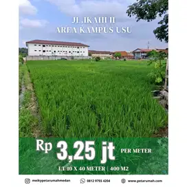 Tanah Dijual di Area Kampus USU Medan – Cocok untuk Kost Kostan