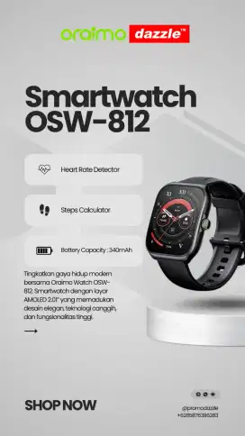 smartwatch oraimo osw812