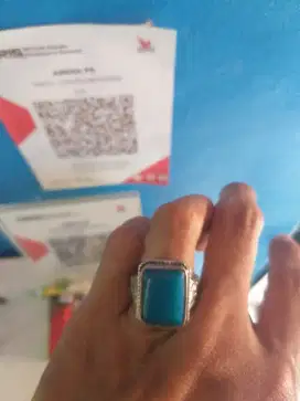 Batu blue chalsedony rasa bacan