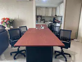 jual meja meeting kantor dan kursi jaring