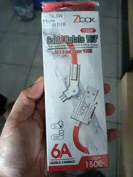 USB DATA CABLE MICRO 6A 120W.BARU!!!SEGEL!!!