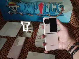 OPPO FIND N3 FLIP 12+4/256GB PINK LENGKAP MINUS LAYAR LINE BISA TT