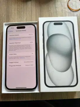 Iphone 15 128 GB Fullset Mulus