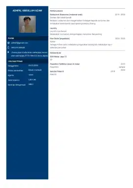 Mencari pekerjaan untuk saya pribadi