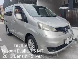 Nissan Evalia 1,5 (4x2) MT Bensin 2013 Silver  Metalik