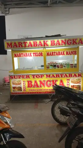 Di jual gerobak martabak manis & telur 1 seat