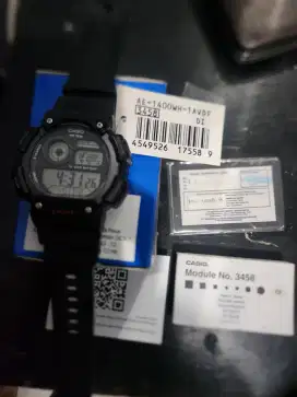 Casio AE-1400WH-1AVDF original lengkap
