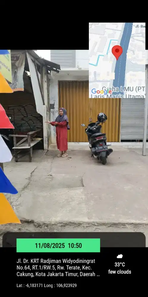 Disewakan toko dipinggir Jalan Raya bekasi