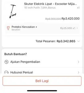 JUAL 2 BUAH SKUTER LISTRIK