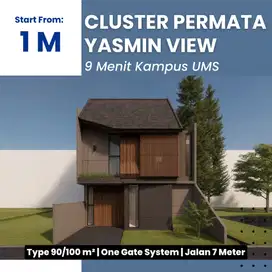 Desain Modern Tropis! Cluster Eksklusif Permata Yasmin View, Hanya 9 M