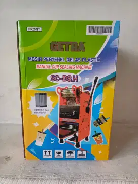 Cup Sealer Getra SC-D8H Mesin Press Gelas Plastik Kondisi Baru Garansi