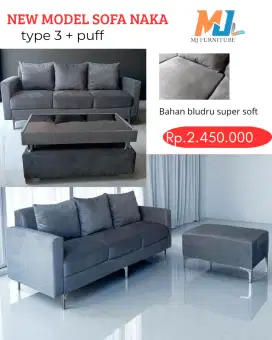 Sofa new model naka by mj furniture