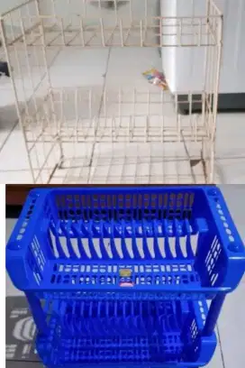 Rak piring besi+plastik